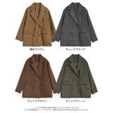 ウール混チェックor無地ミドルコート | Re:EDIT | 詳細画像18