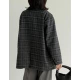 ウール混チェックor無地ミドルコート | Re:EDIT | 詳細画像28