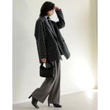 ウール混チェックor無地ミドルコート | Re:EDIT | 詳細画像29