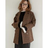 ウール混チェックor無地ミドルコート | Re:EDIT | 詳細画像34