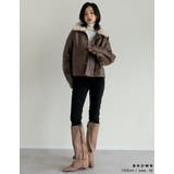 2WAYヴィンテージライクファー付フェイクレザージャケット | Re:EDIT | 詳細画像17