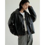 2WAYヴィンテージライクファー付フェイクレザージャケット | Re:EDIT | 詳細画像9