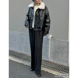 2WAYヴィンテージライクファー付フェイクレザージャケット | Re:EDIT | 詳細画像25