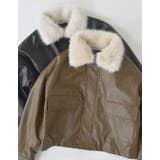 2WAYヴィンテージライクファー付フェイクレザージャケット | Re:EDIT | 詳細画像32