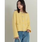 イエロー(510) | [2025AW COLLECTION][入卒式 セレモニー]ニットゴールドボタン… | Re:EDIT