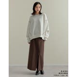 [低身長/高身長サイズ有]カットツイルサイドスリットスカート | Re:EDIT | 詳細画像13 