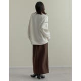 [低身長/高身長サイズ有]カットツイルサイドスリットスカート | Re:EDIT | 詳細画像15 