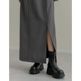 [低身長/高身長サイズ有]カットツイルサイドスリットスカート | Re:EDIT | 詳細画像16 