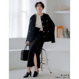 [低身長/高身長サイズ有]カットツイルサイドスリットスカート | Re:EDIT | 詳細画像28 