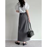 [低身長/高身長サイズ有]カットツイルサイドスリットスカート | Re:EDIT | 詳細画像33 