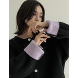 バイカラー金釦起毛ニットコート | Re:EDIT | 詳細画像11