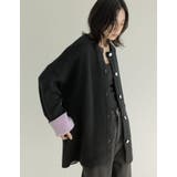 バイカラー金釦起毛ニットコート | Re:EDIT | 詳細画像9
