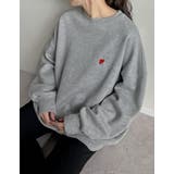 裏起毛ハートorリボンワンポイント刺繍スウェット | Re:EDIT | 詳細画像5 