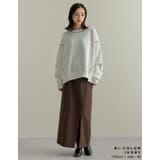 無地or配色ステッチ裏起毛スウェットプルオーバー | Re:EDIT | 詳細画像11