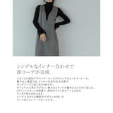 [低身長サイズ有]ミラノリブ変形キーネックＩラインニットワンピース | Re:EDIT | 詳細画像5 
