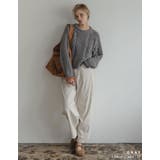 [2024-25 WINTER COLLECTION]配色ハートケーブルニット | Re:EDIT | 詳細画像16 
