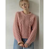 [2024-25 WINTER COLLECTION]配色ハートケーブルニット | Re:EDIT | 詳細画像5 