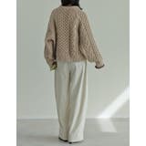 [2024-25 WINTER COLLECTION]配色ハートケーブルニット | Re:EDIT | 詳細画像31 