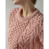 [2024-25 WINTER COLLECTION]配色ハートケーブルニット | Re:EDIT | 詳細画像36 