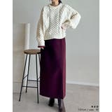 起毛フロントスリットタイトスカート | Re:EDIT | 詳細画像16