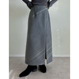 起毛フロントスリットタイトスカート | Re:EDIT | 詳細画像3