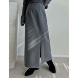 起毛フロントスリットタイトスカート | Re:EDIT | 詳細画像9