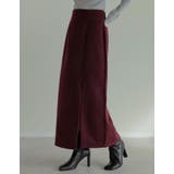 起毛フロントスリットタイトスカート | Re:EDIT | 詳細画像23