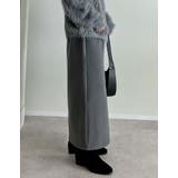 起毛フロントスリットタイトスカート | Re:EDIT | 詳細画像30