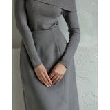 起毛フロントスリットタイトスカート | Re:EDIT | 詳細画像35