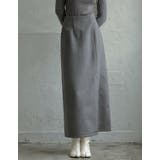 起毛フロントスリットタイトスカート | Re:EDIT | 詳細画像37