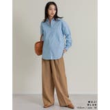 [U.S. POLO ASSN.][別注]レギュラーカラー長袖チュニックシャツ | Re:EDIT | 詳細画像14 