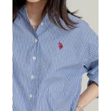 [U.S. POLO ASSN.][別注]レギュラーカラー長袖チュニックシャツ | Re:EDIT | 詳細画像23 