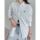 [U.S. POLO ASSN.][別注]レギュラーカラー長袖チュニックシャツ | Re:EDIT | 詳細画像29 