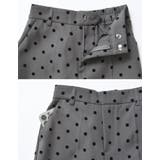 カットツイルフロッキードットストレートパンツ | Re:EDIT | 詳細画像21