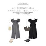 [低身長サイズ有]ライトエステルバルーンスリーブオフショル2WAYオールインワン | Re:EDIT | 詳細画像8 