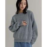 [静電気防止]モヘアライクニットトップス | Re:EDIT | 詳細画像25 