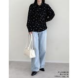 無地or花柄タイ付きブラウス | Re:EDIT | 詳細画像14 