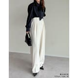 [オケージョン セレモニー][2WAY]無地or花柄ボウタイ付きブラウス | Re:EDIT | 詳細画像8 