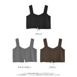 前後2WAYストレッチミックスツイルビスチェ | Re:EDIT | 詳細画像18