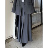 [スリットファスナー付き］2WAYストレッチミックスツイルプリーツスカート | Re:EDIT | 詳細画像14 
