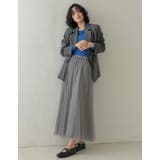 チュールギャザーマキシスカート | Re:EDIT | 詳細画像23