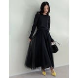 チュールギャザーマキシスカート | Re:EDIT | 詳細画像34