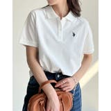 [U.S. POLO ASSN.][別注]鹿の子刺繍ポロシャツ | Re:EDIT | 詳細画像4 