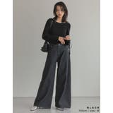 [2025SS COLLECTION][低身長 高身長サイズ有]サイドスタッズワ… | Re:EDIT | 詳細画像11 