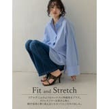 ストレッチデニムキックフレアパンツ | Re:EDIT | 詳細画像3