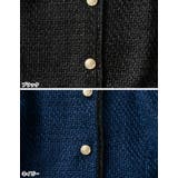 オーバーサイズ金ボタンツイードジャケット | Re:EDIT | 詳細画像19