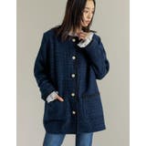 オーバーサイズ金ボタンツイードジャケット | Re:EDIT | 詳細画像13