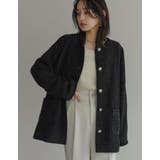 オーバーサイズ金ボタンツイードジャケット | Re:EDIT | 詳細画像6