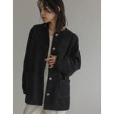 オーバーサイズ金ボタンツイードジャケット | Re:EDIT | 詳細画像10