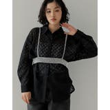 フラワーレースジャガードシアーシャツ | Re:EDIT | 詳細画像12 